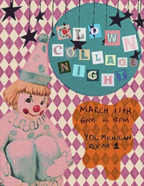 Clown Collage Night